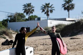 El Palmar surf lessons in Spain